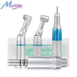 Dental Low Speed Equipment Kit Straight Handpiece Contra Angle External Air Motor Classic Style Dentist Tips Teaching Model