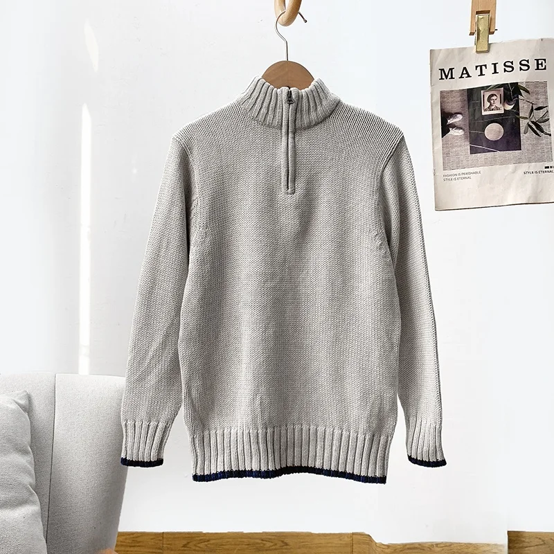 

Thiened Long Sve Толстовка с капюшоном Женский вязаный свитер с воротником-стойкой Crew Ne Пуловер Осень-зима Цвет для поездок на работу Sle