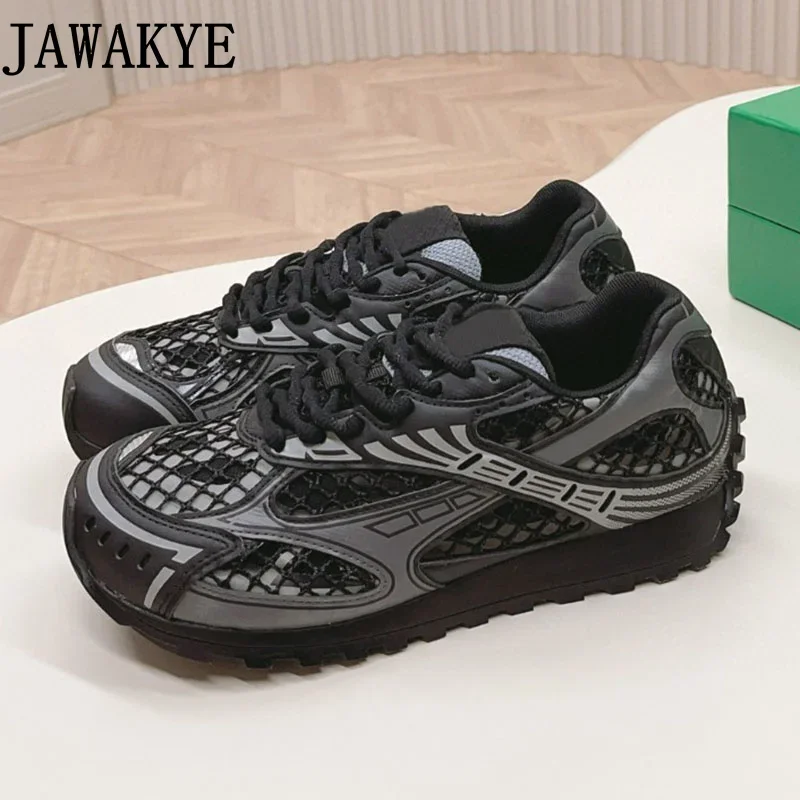 

2024 Autumn New Mesh Sneaker for Men & Women Lover's Shoes Runway Brand Street Women Running Shoes Luxury Male Casual Shoes