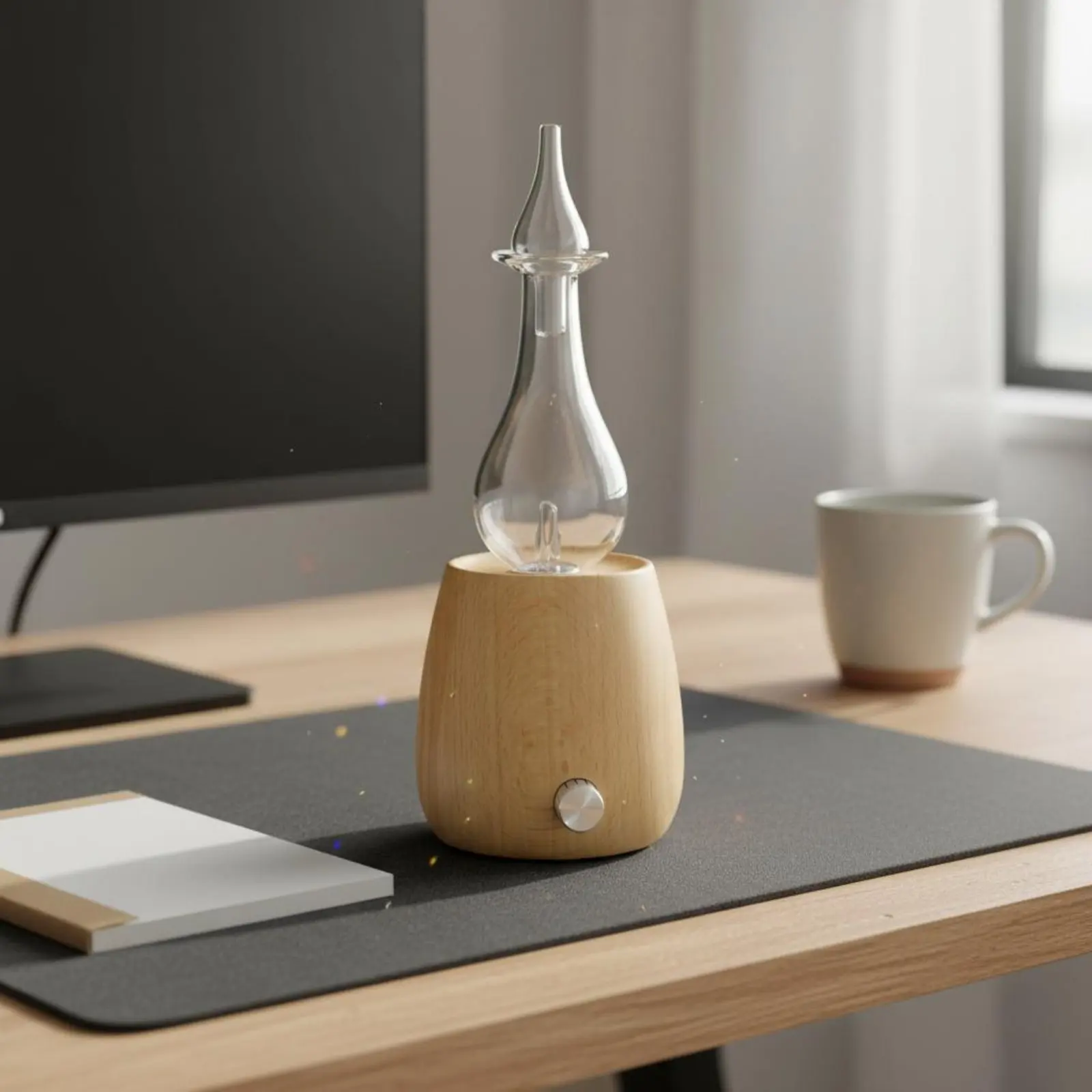 illuminated-lamp-quiet-performance-glass-and-wood-aroma-dispenser-wood-and-glass-oil-aroma-dispenser-premium-gift