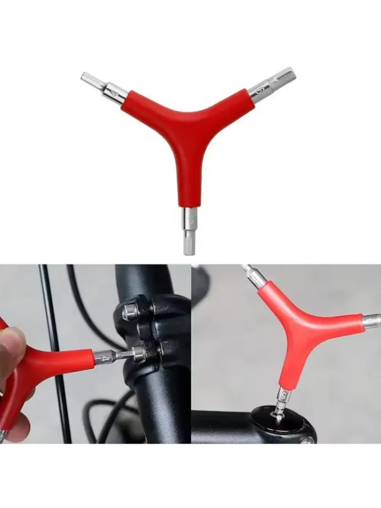 AliExpress Y-Shaped 3 Way Hex Wrench Inner Hexagon Spanner 4/5/6mm for Outdoor Camping Cycling Mountain Bike Bicycle Maintance Repair Tool