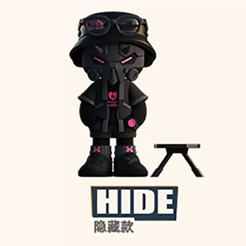 

Original MR.BONE Chan Wayne 4th Generation Blind Box Decor Figurine Cute Toys Model Desktop Ornament Mysterious Box