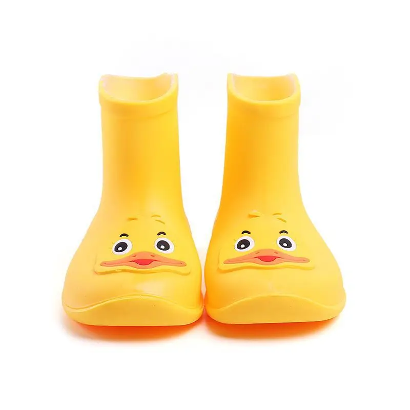 Children Rain Boots Cute Cartoon Water Shoes Anti Slip Waterproof Casual Girls Boots Toddler Boys PVC Rubber Rain Shoes 레인부츠