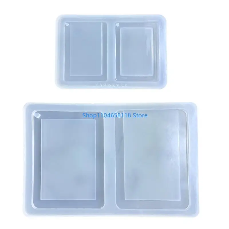 Photo Frame Silicone Mold Rectangle Pendant Mold Resin Casting Mold