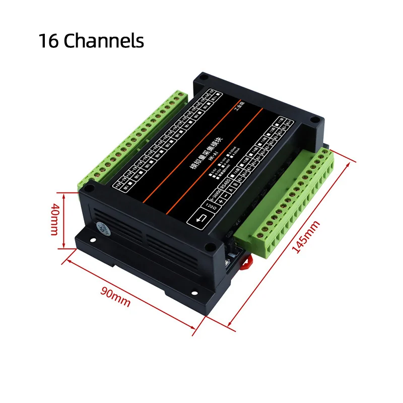 

Analog quantity acquisition to isolation 485 communication module with 16-bit voltage and current input: 0-20/4-20mA/5/10V