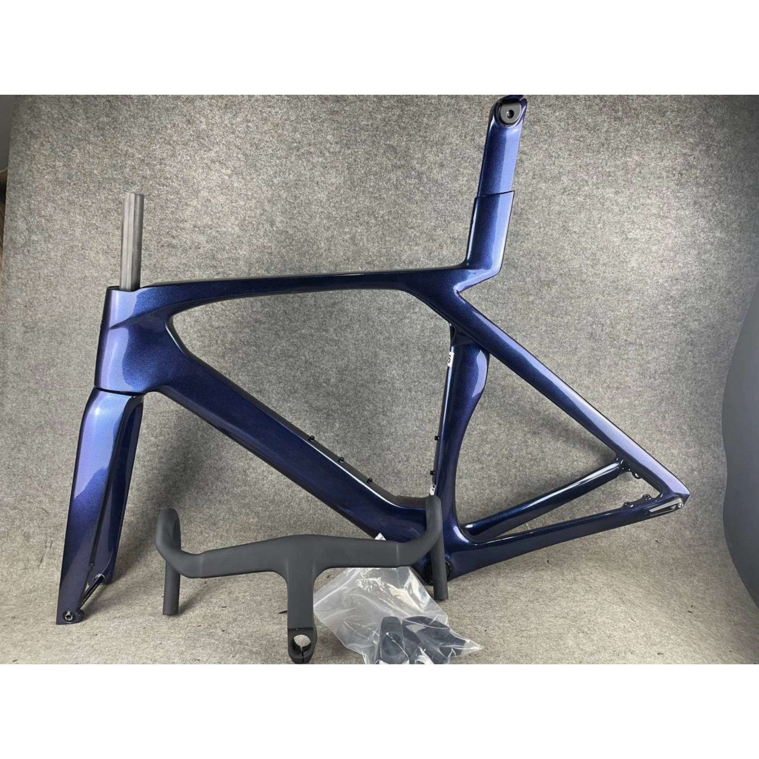 

SLR GEN7 Road Carbon Frameset Speed Bike Frame T47 T1000 Disc Brake Racing Bicycle Frames+Handlebar Custom Painting Logo DPD 21