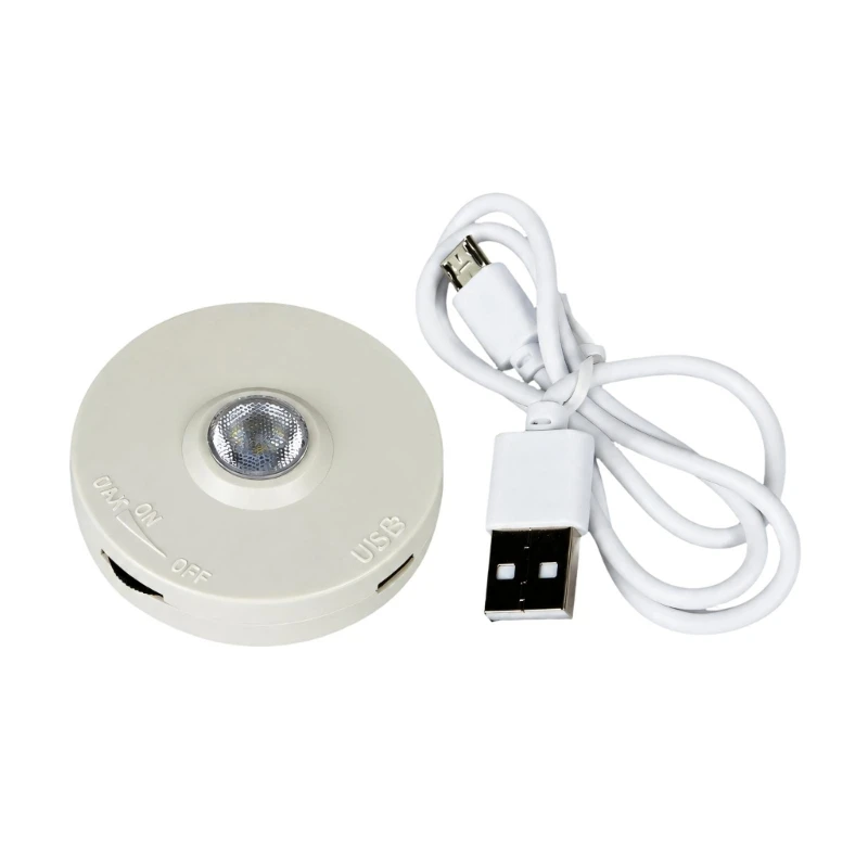 LED Microscope Light with Continuous Brightness Adjustment, White Lower Lamp Source with Fixed USB-A Cable for high quality