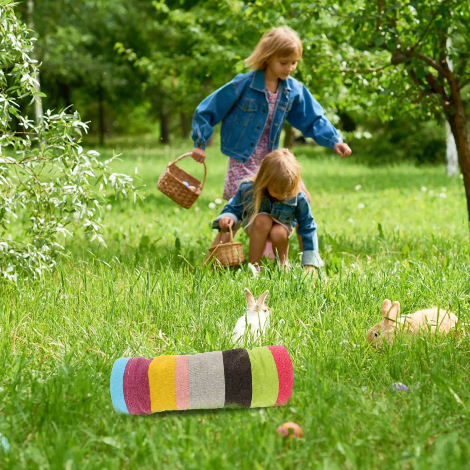 

Cartoon Tunnel Soft Tube Durable Foldable Pet Plaything Multiple Colors Small Pet Hamster Guinea Pig Hedgehog Exploration Bed