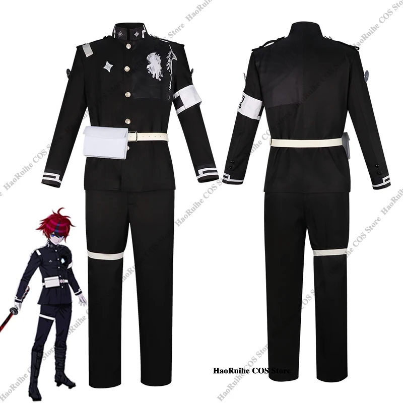 Tsukumo Kako Sizuhara Hiruko conjunto de vestido de abrigo para mujer, traje de disfraz de Cosplay, traje de Halloween de la última Academia de Defensa