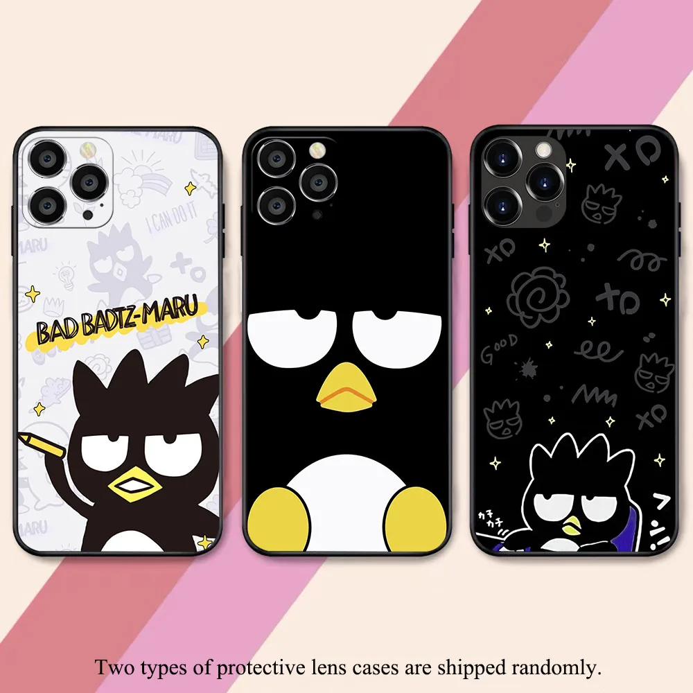 TV-72 Sanrio Bad Badtz Maru Soft Case For iPhone 11 12 13 14 15 Pro Max Plus Mini