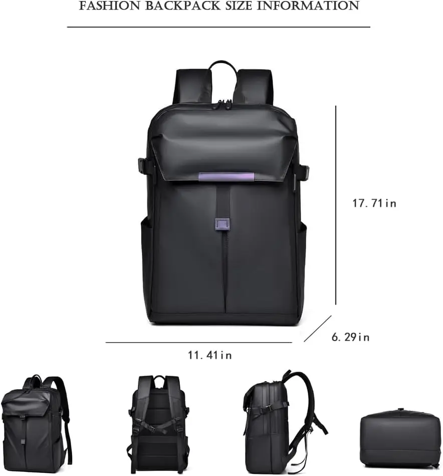 Fashion Man Backpack Lightweight Waterproof Large Capacity for Business Travel & Gym Bag with Ball Compartment Laptop Backpack