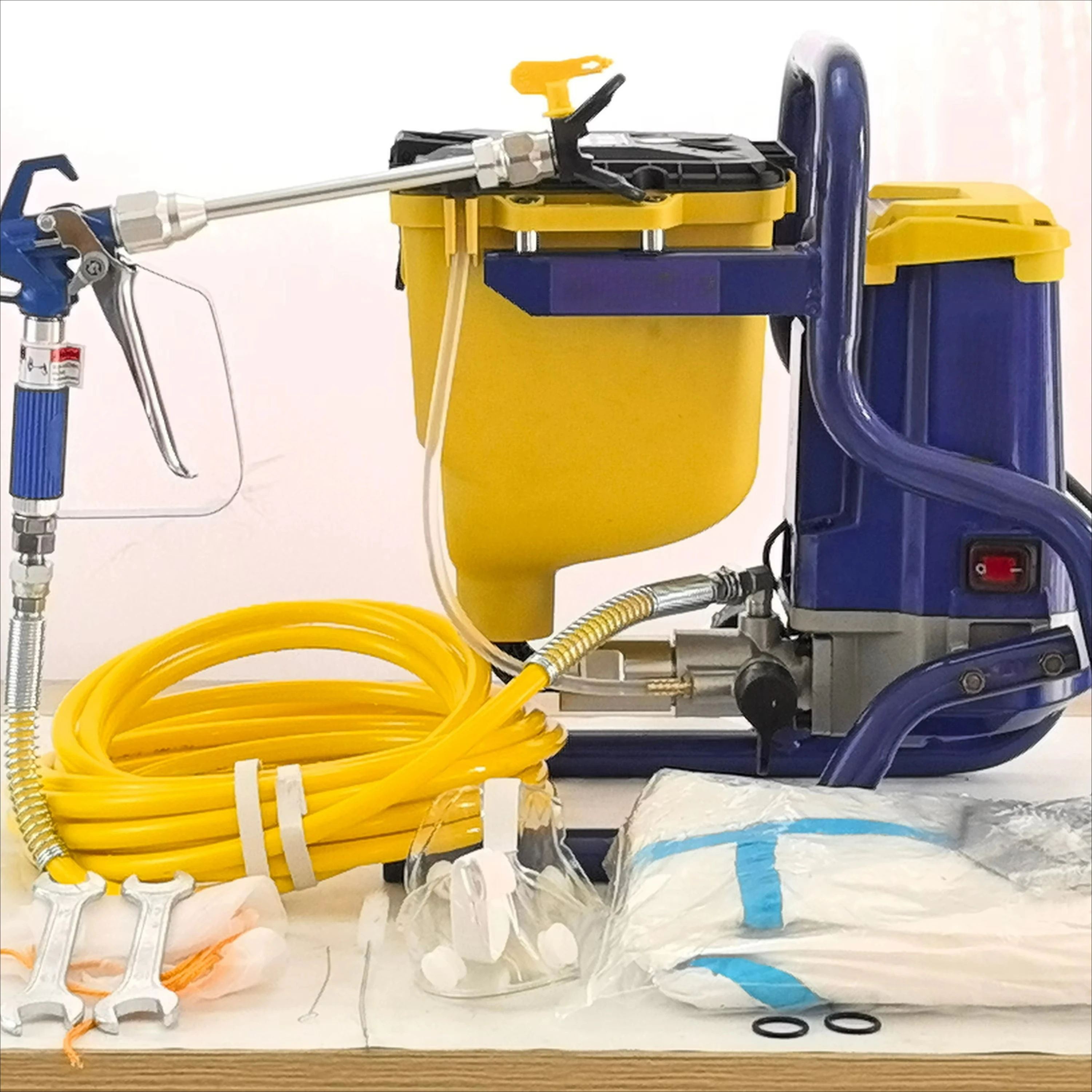 

New Product Promotion Electric Airless Paint Latex Paint Multifunctional 220V 1.5cm Nozzle 40m Hose Sprayer