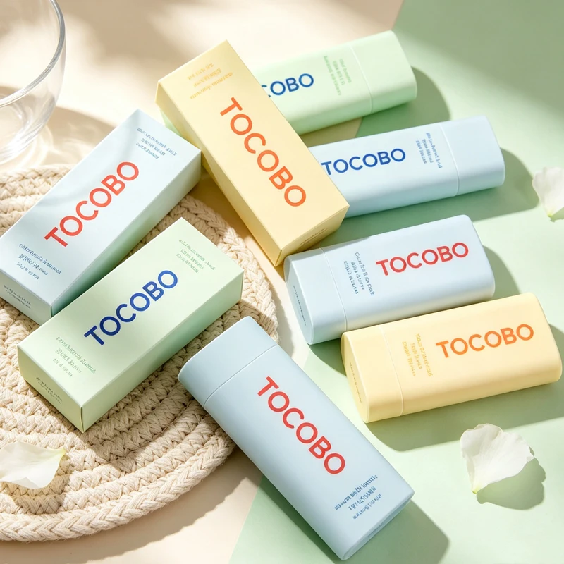 TOCOBO サンクリームスティック SPF50+ PA++++ UVカット ヒアルロン酸 シカ配合 保湿 鎮静作用 抗酸化 スキンケア 日焼け止め 1