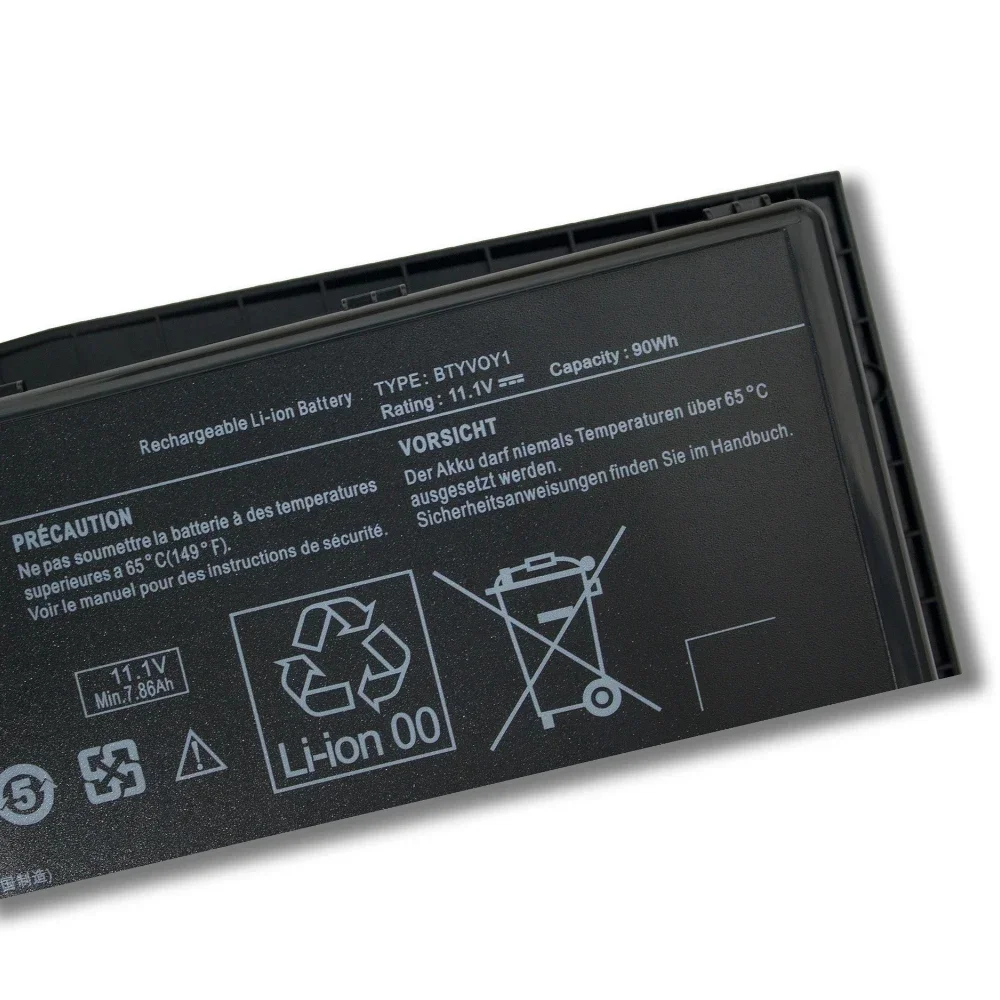90WH 11.1V For Alienware M17x R3 R4 318-0397 7XC9N Series BTYVOY1 Laptop Battery