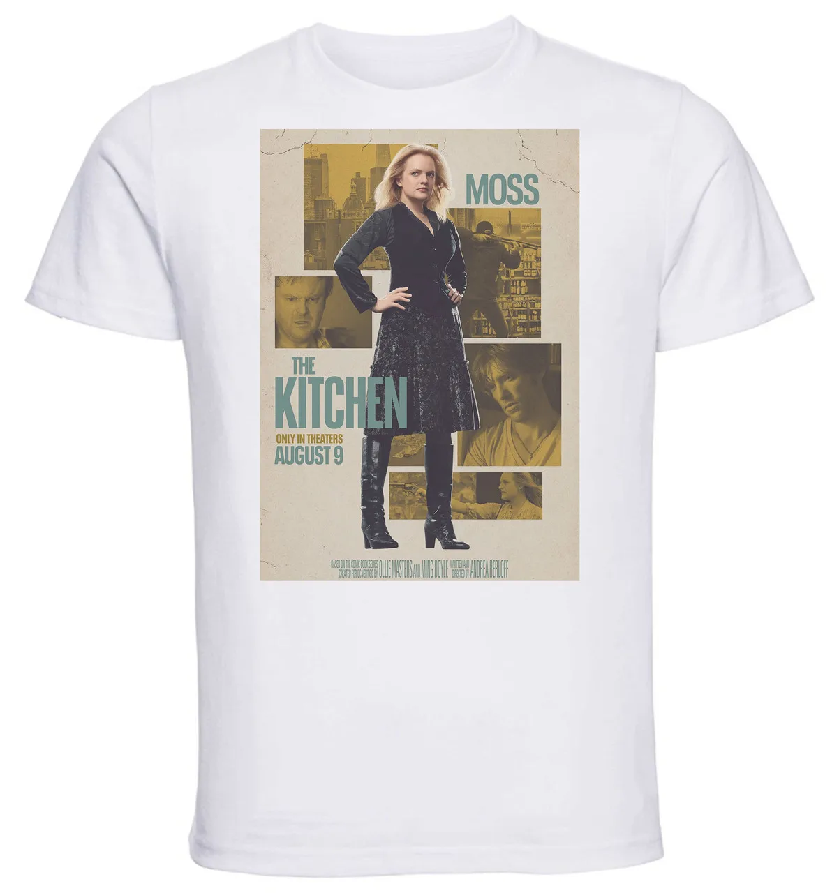 T-Shirt Unisex White Playbill the kitchen le regine del crimine variant 1