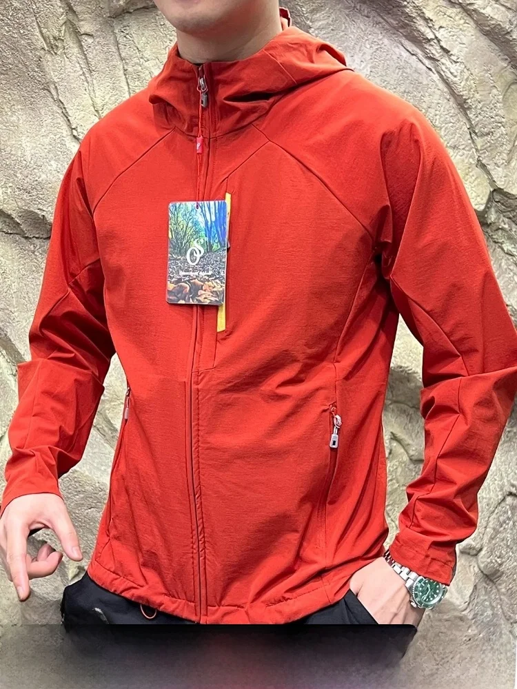 

High-End 3D Tailored Lightweight Waterproof Qui-Dry Soft ell Jaet for Men Outdoor Autumnal Fowl Design Stand Fit