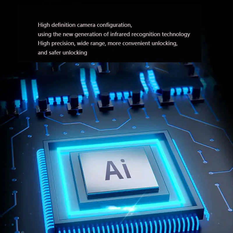 Factory 3D Facial Recognition Smart Lock Fingerprint Password Mobile Remote Unlock Video Monitoring Bluetooth