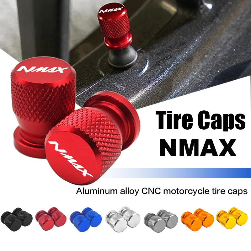 For YAMAHA Nmax N-max 125 155 2017 2018 2019 2020- 2023 Motorcycle CNC Aluminum Wheel Tire Valve caps Airtight Covers