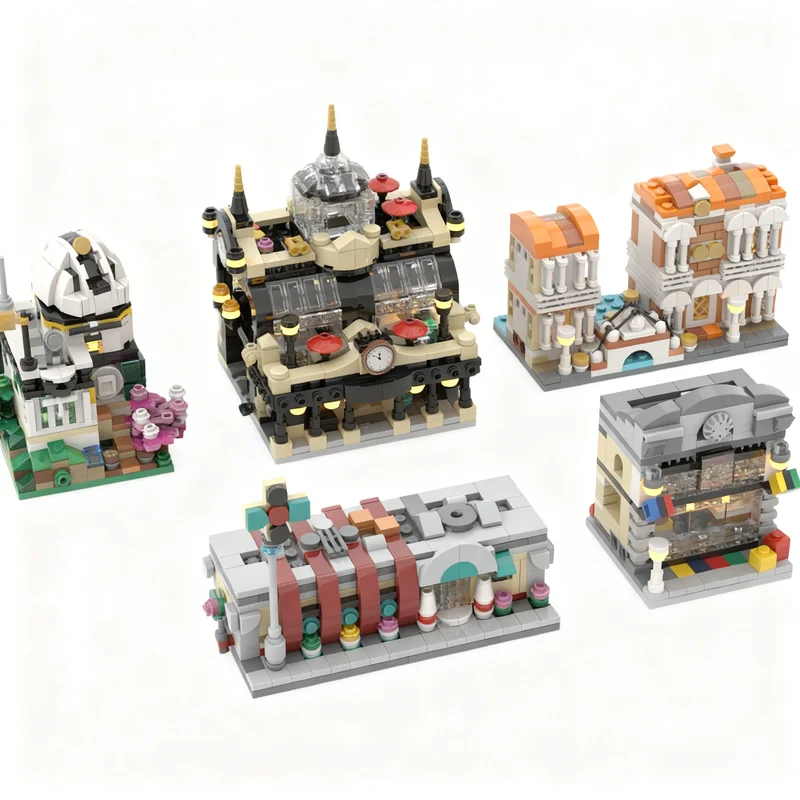 2263pcs MOC MINI BrickLink Designer Series Collection BrickLink Designer Program Model Building Blocks Construction 3D Creative