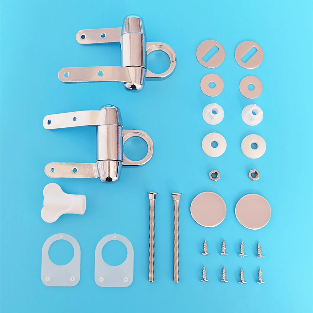 Resin Solid Wood Toilet Seat Lid Buffer Hinge Toilet Seat Cover Hinge Fixing Bracket Damper Accessories,J24016