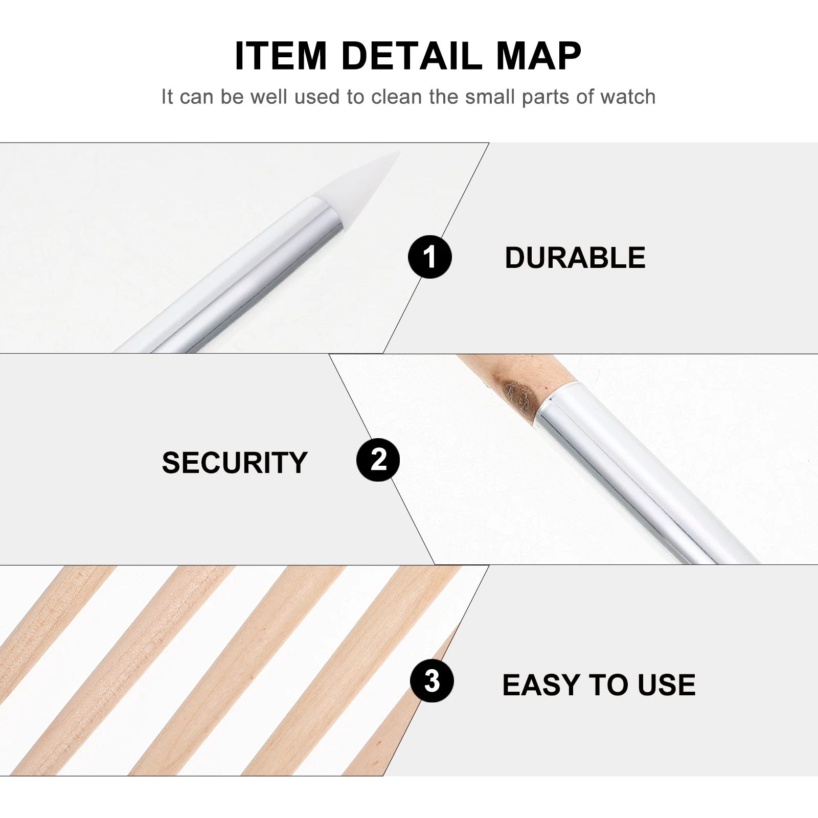 

10Pcs Watch Dial Cleaner Portable Professional Cleaning Pen for Watch Movement Repair Tools Convenient Cleaning Pen