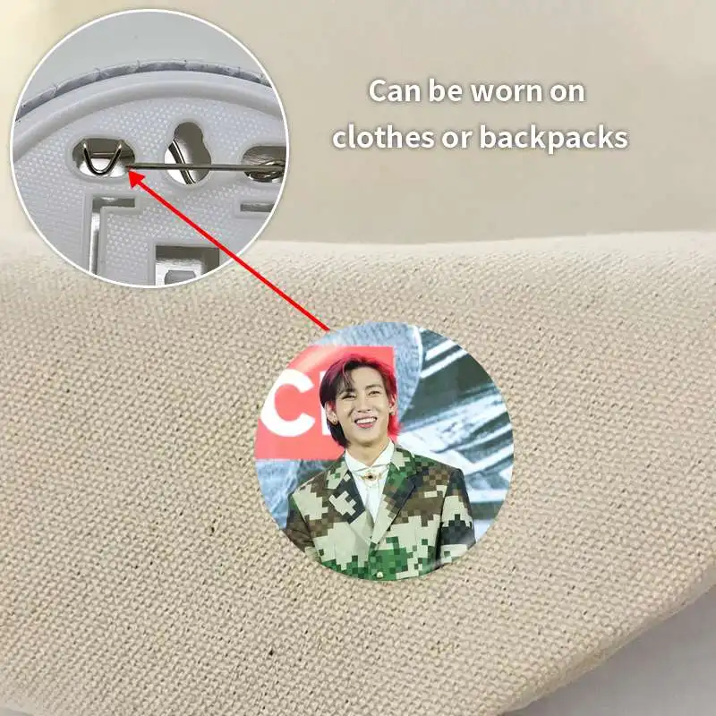 BamBam Kunpimook Bhuwakul Kpop Star Badge Brooch anchor Peripherals PinCute Clothes Lover Accessoriesinsignias personalizables