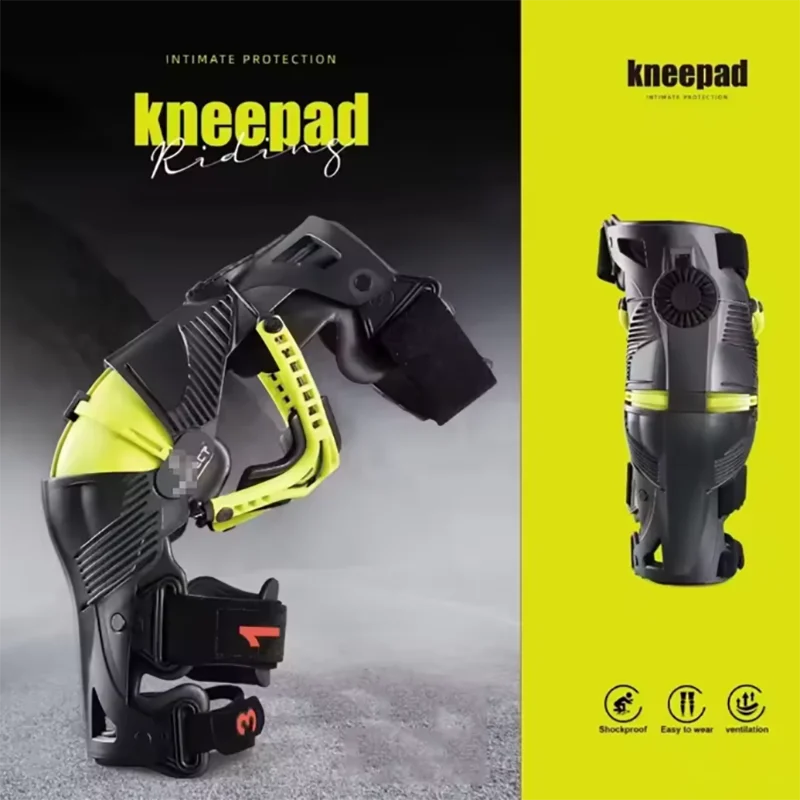Motocross Protective Kneepad For Off-road And Highway Riding Mechanical Leg Protection And Exoskeleton Guards Motorcycle Kneepad