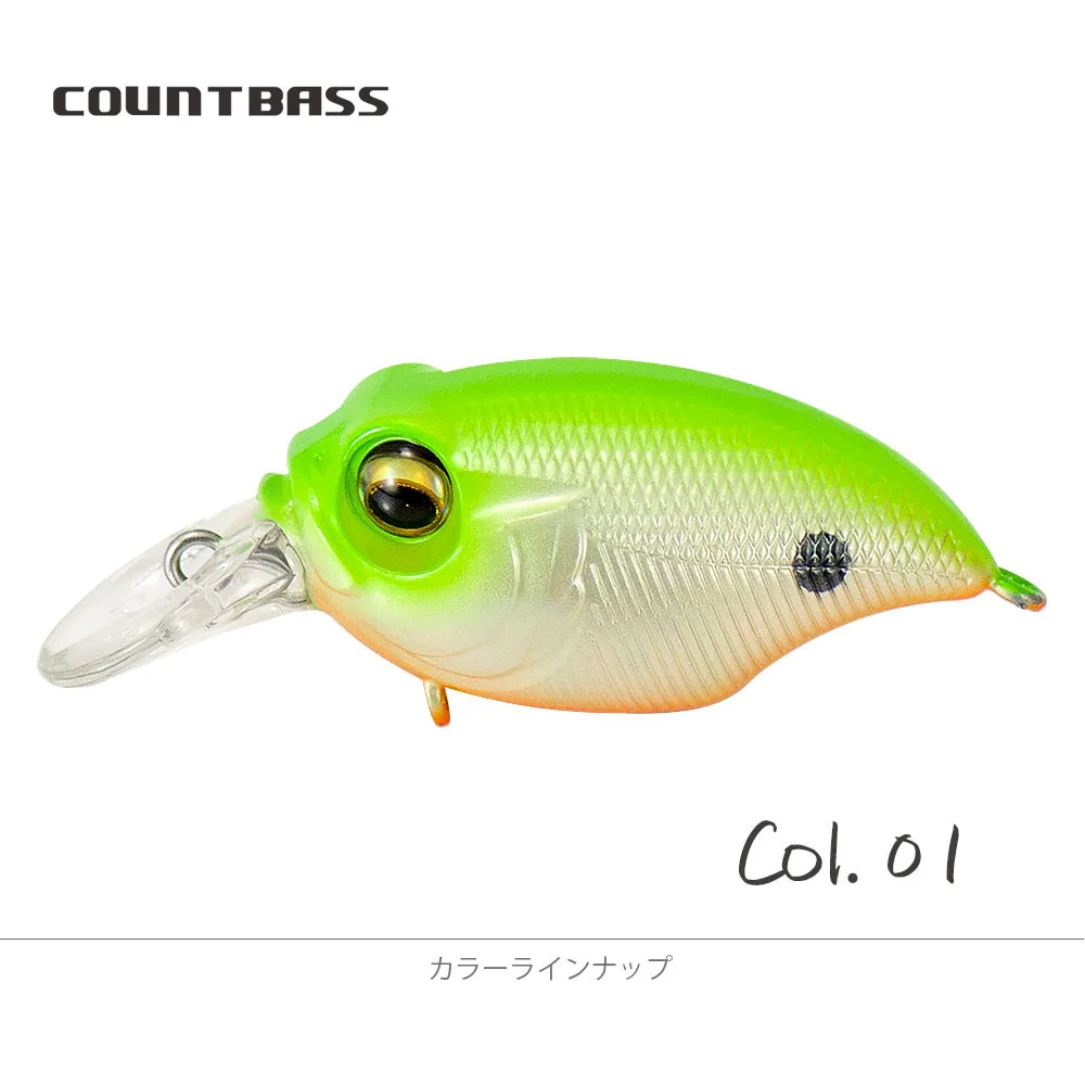 Countbass Wobbler 38 mm 1-1/2 Zoll 43 mm 1-3/4 Zoll 48 mm 1-7/8 Zoll Angelköder Stecker Wobble Fishing Kunststoffköder Wobbler – Detail 17