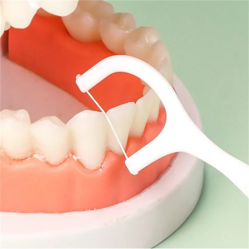 1/2/5/10 коробка портативная одноразовая зубная нить пластиковая зубочистка высоковольтная зубная нить палочка коробка для зубной нити ﻿ Уход за полостью рта2028