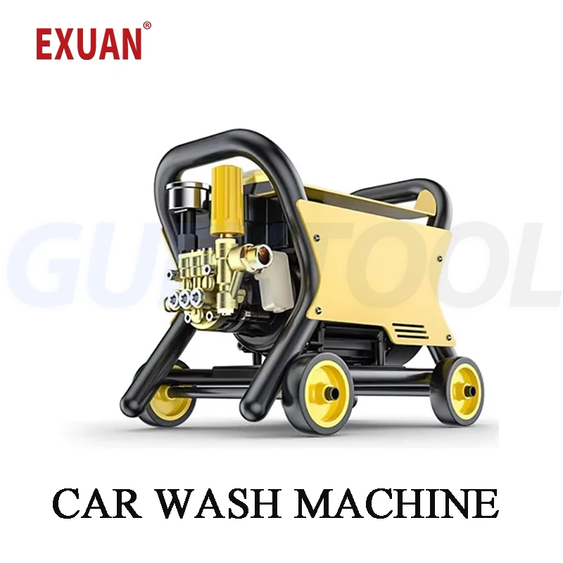 

1350W Household Car Wash Machine 220V High Pressure Water Gun High Power Cleaning Machine Brush Car Strong Floor Wash Water Pump
