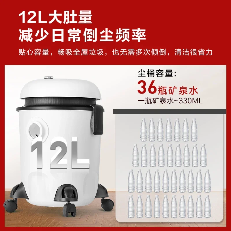 New vacuum cleaner household small handheld large suction decoration special high-power industrial barrel vacuum cleaner