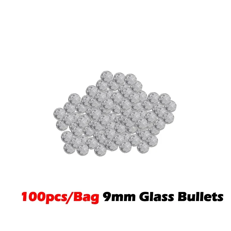 100 шт./упаковка, стеклянные пули для рогатки
