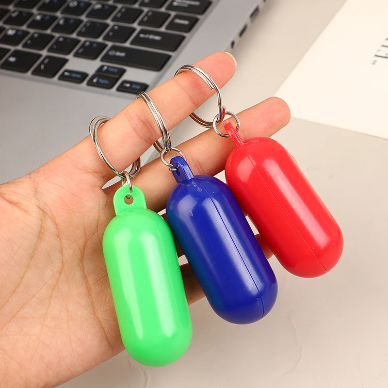 2Pcs Boat Kayak Floating Keyring Buoyant Sailing Boat Float Canal Keychain For Boating Fishing Kayaking Rafting Surfing