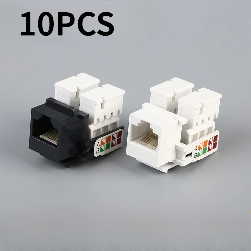 10PCS Network module over five-class phone module ST-8001 network cable socket computer accessories crystal head