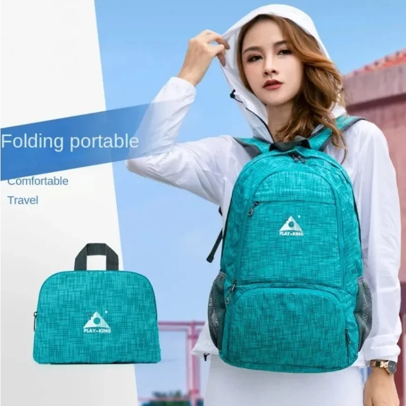 

Outdoor Travel Foldable Bag Light Leisure Sports Camping Backpack Hiking Skin Bag High Quality Lightweight