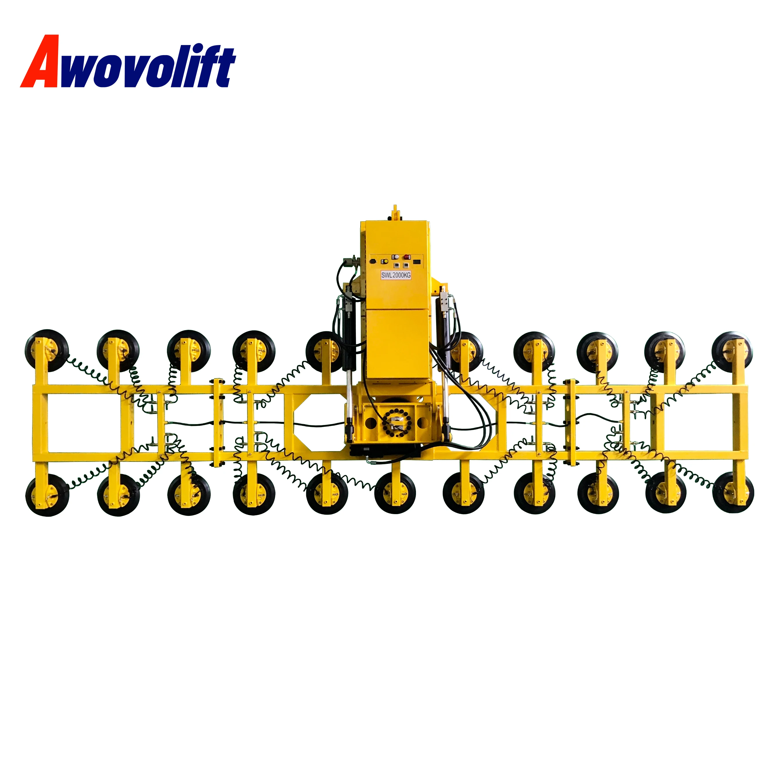 Awovolift Hydraulic CE Wireless Remote Control Hydraulic Vacuum Lifter With 360 Degree Flip And Rotation Glass Lifting Crane