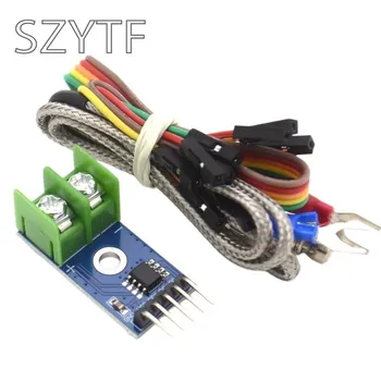 1 adet MAX6675 modülü + K tipi termokupl sensörü sıcaklık derece modülü Arduino için