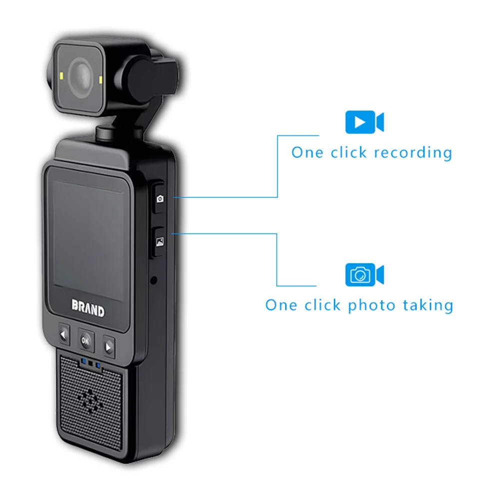 

Portable Pocket Cameras 1080P WiFi Sports Wearable Camera Multifunctional Travel Bicycle Anti-shake Handheld Vedio Recorder