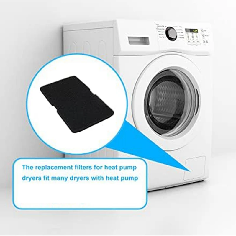 Filtro de bomba de calor para secador Beko, Esponja Filtros Peças, Fit para Grunge, Blomberg, Elektrabregenz, 2964840100, 8 pcs