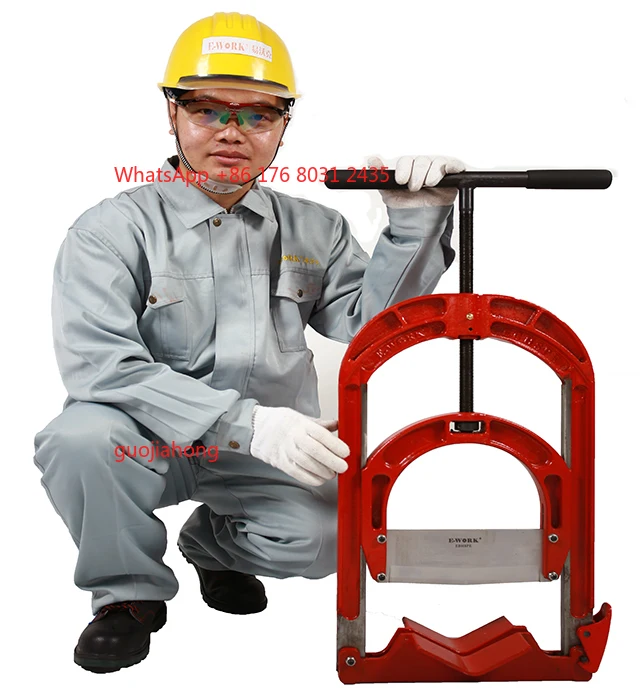 

wholesale E-Work ECH8PE HDPE Pipe Guillotine Cutter for 3-8 Inch Piping