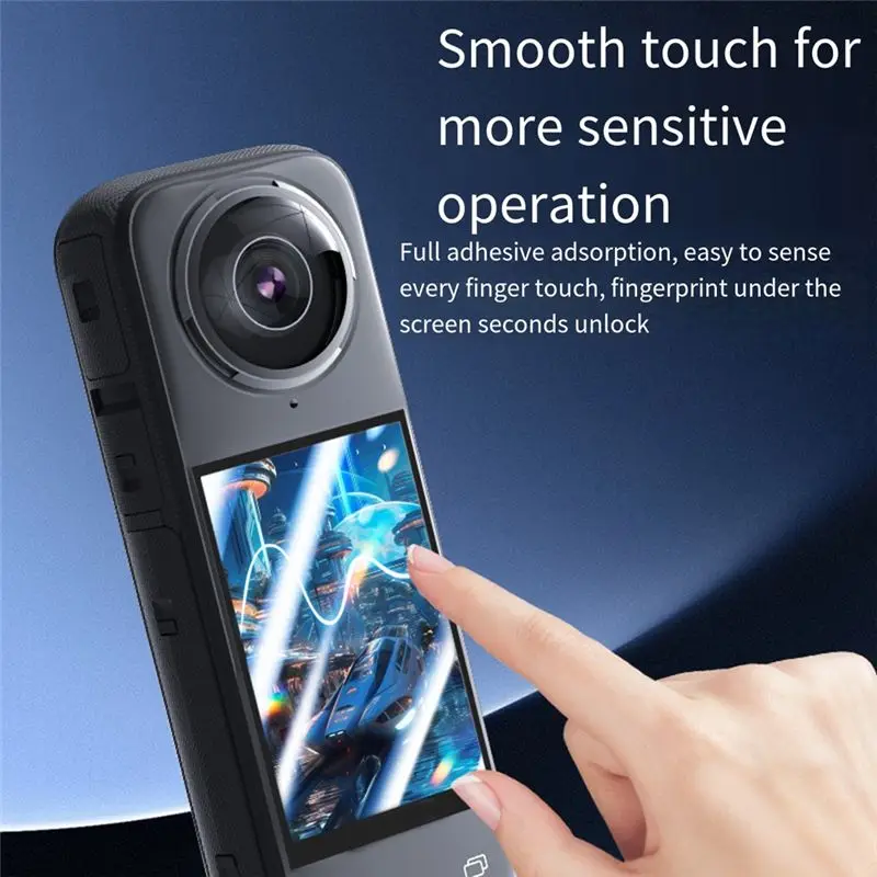 N91R-For X4 Protective Accessory Kit Includes Hard Case EVA Protective Cover Tempered Glass Film Silicone Case Kit