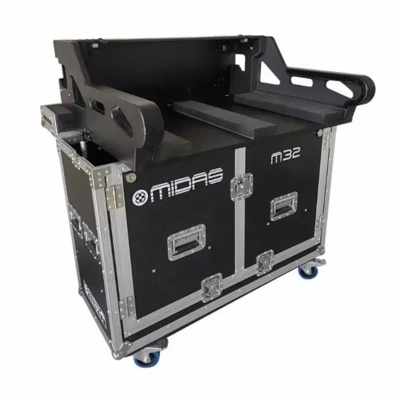 

Индивидуальный цифровой микшер Midas M32 Live, гидравлический кейс для полета с колесами, портативное мобильное сценическое оборудование