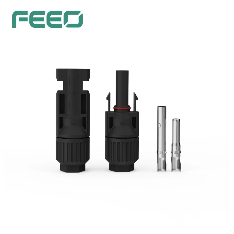 FEEO 10pairs Solar Connector PV Male and Female Solar Panel Connector 30A 1000V 1500V Used For Solar Cable 4/6mm IP67