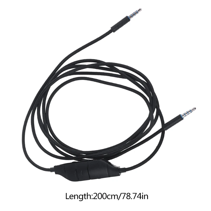 Câble pour écouteurs 3,5 mm avec contrôle en ligne pour casque jeu G633 G933