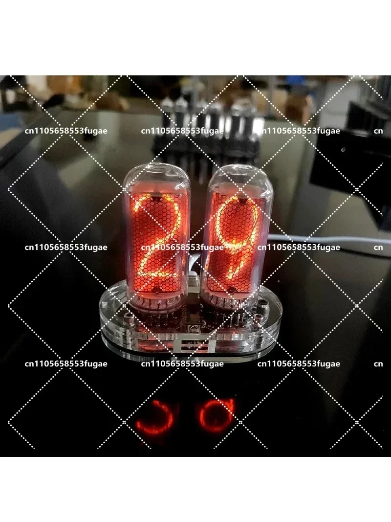 2-Position IN-18 Glow Tube Thermometer Retro Digital Display Kitchen Home Temperature Gauge with Exquisite Craftsmanship