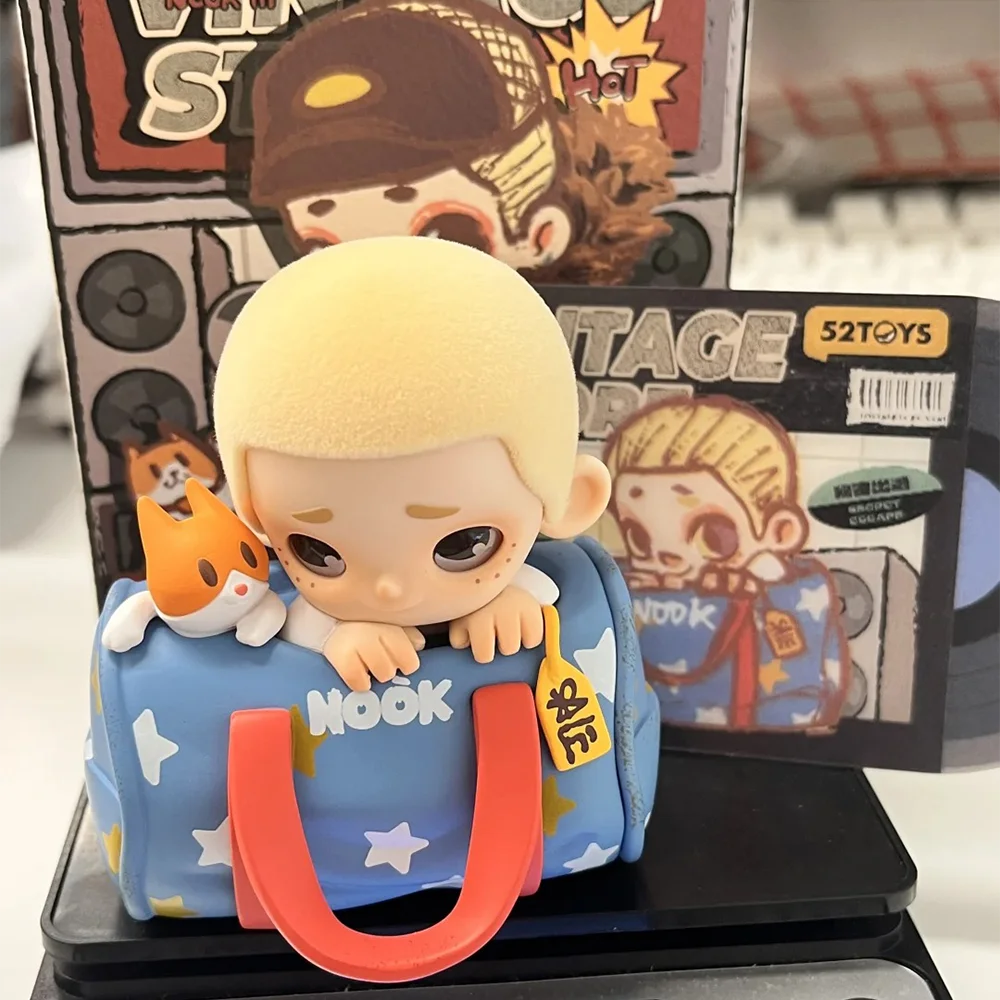 Nook In Vintage Store Series صندوق أعمى Caixa Caja Boy Doll Nook صندوق الغموض الكرتون جمع نموذج ديكور لعبة الصبي هدية عيد ميلاد