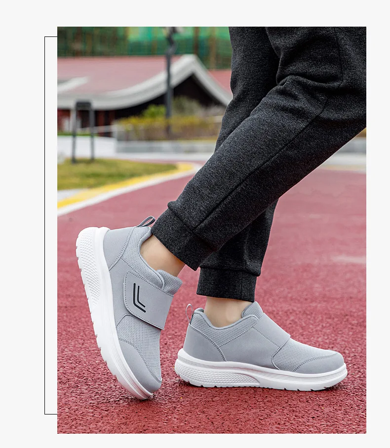 

Large-size Outdoor Sports Walking Shoes Middle-agedElderly Men Women Breathable Soft Suitable Travel and Walking; Wide-Fit Shoes
