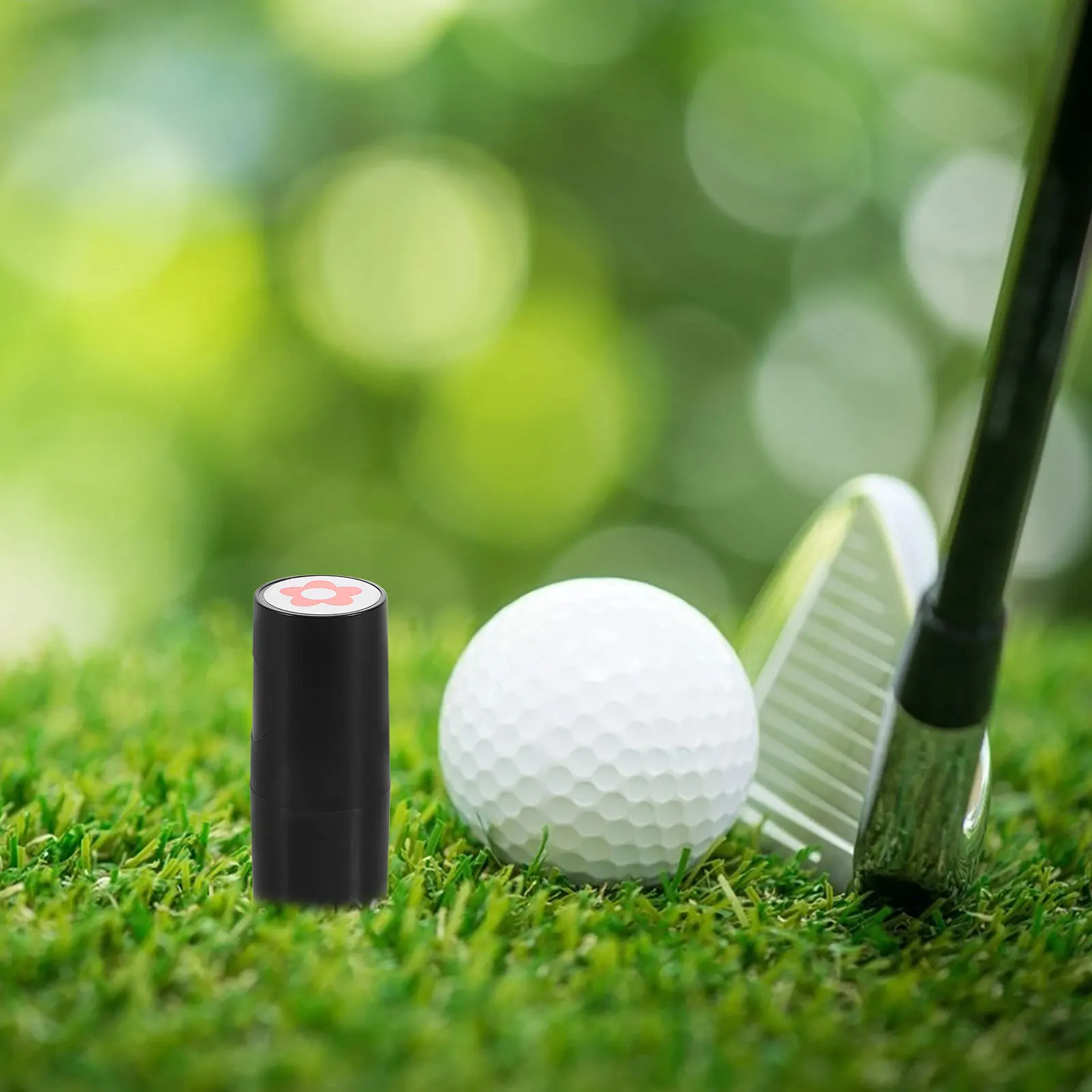 

Reusable Golf Ball Marking Stamp with Alignment Template Unique Design for DIY Golf Ball Ink Stamp Quick Drying Golfing