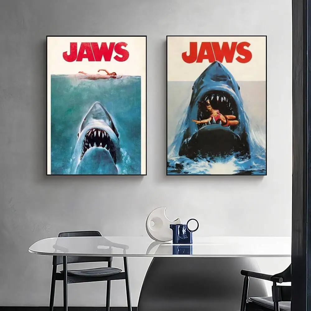 Thriller Movie J-JaWs-S Poster Print Cook Cooked Wall Art Canvas Painting for Living Room Bedroom Home Decor