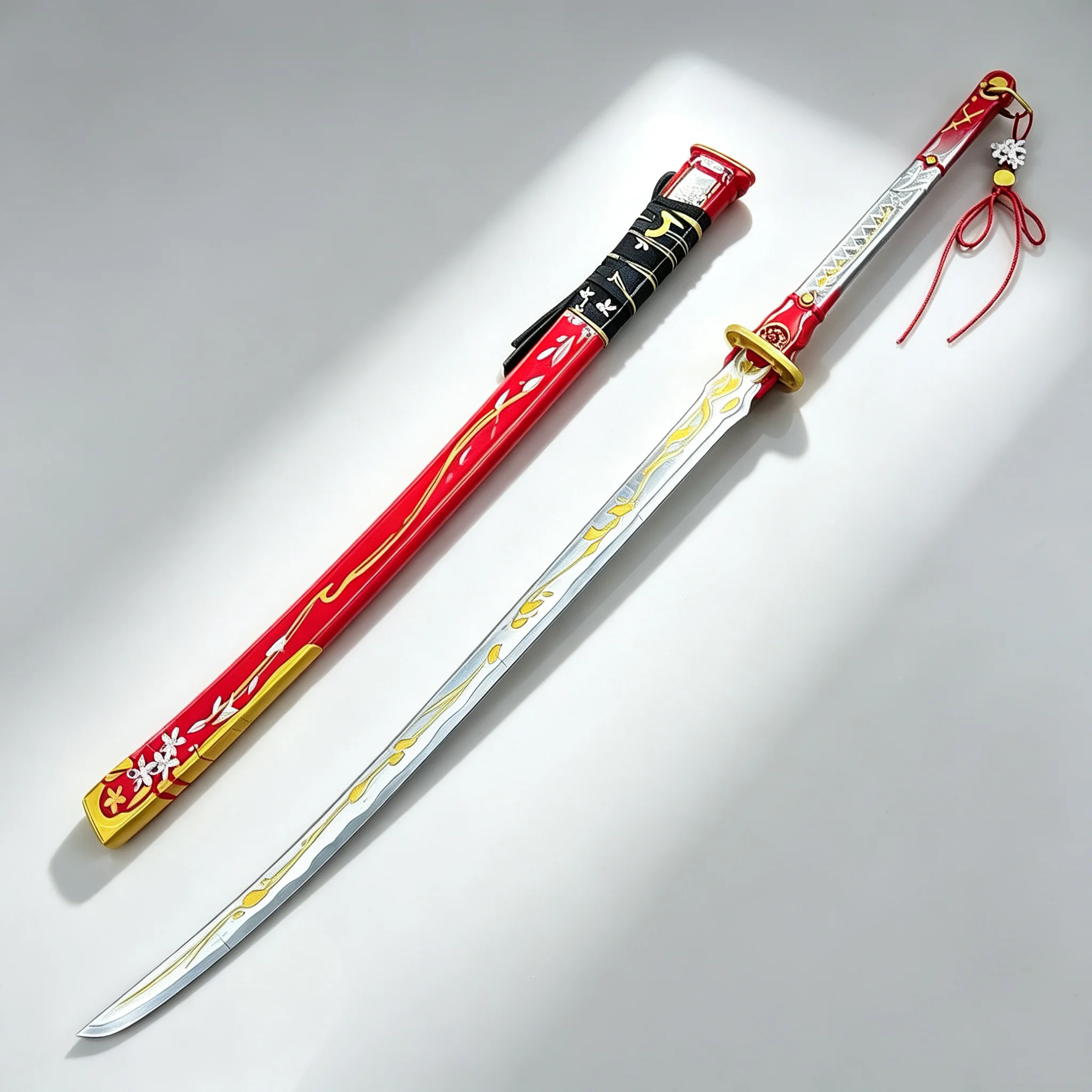 Hiyuki Wuthering Waves Cos Sword 3D Printed Cosplay Prop Halloween Christmas Party Costume Accessory Game Weapon Replica